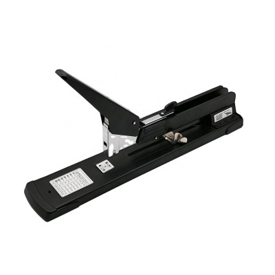 China office manual metal jumbo size magazine 200 sheets heavy duty long arm reach stapler with long nose for magazine and book