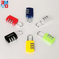 China factory cheap zinc alloy three digit combination travel luggage colorful lock