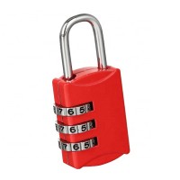 High quality zinc alloy 3 digit colorful cute combination code lock resettable luggage lock travel lock