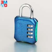 Zinc security changeable keyless big code luck colorful decorative 4 number combination lock